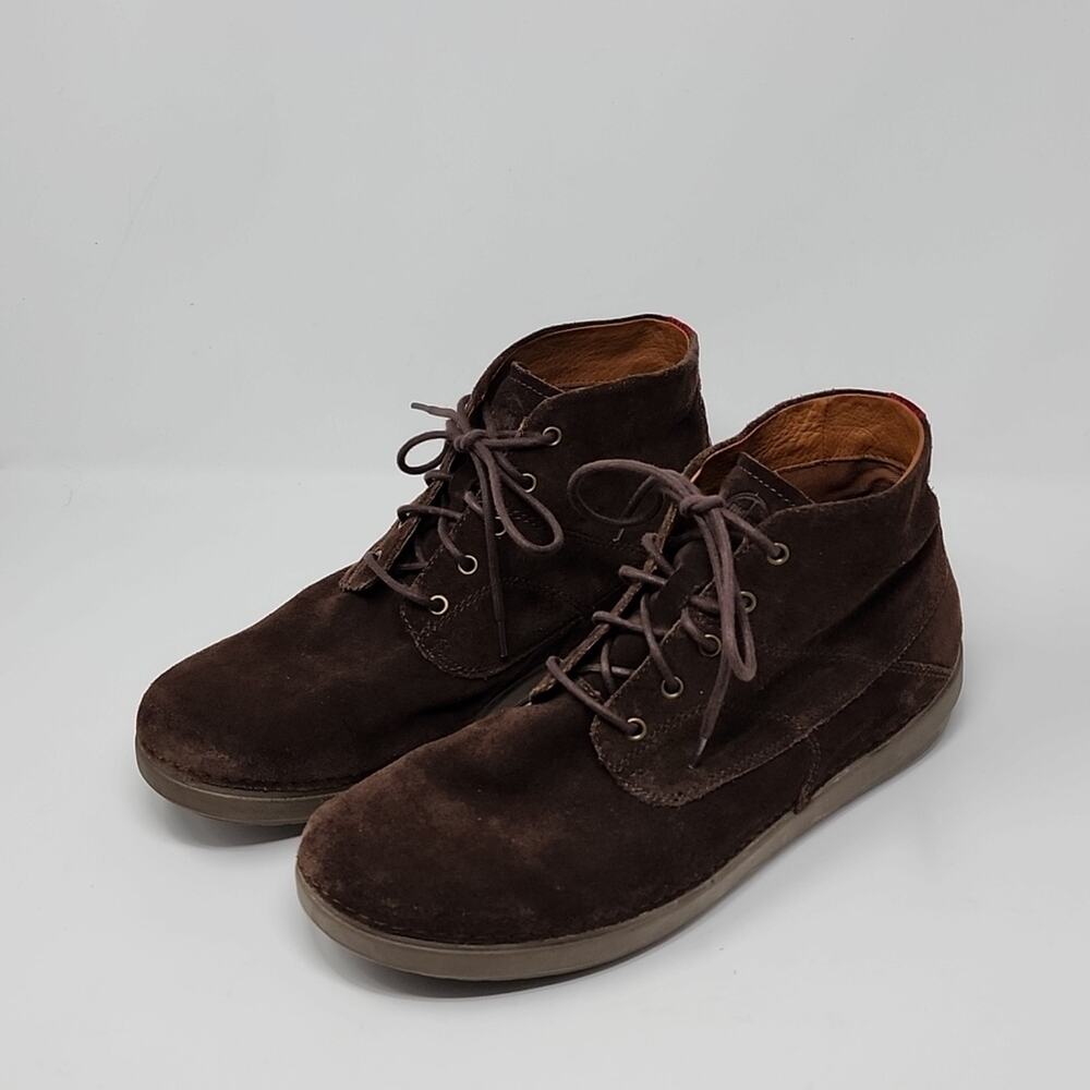 Fitflop Zackery Brown Suede Lace Up Chukka Boots Size 11